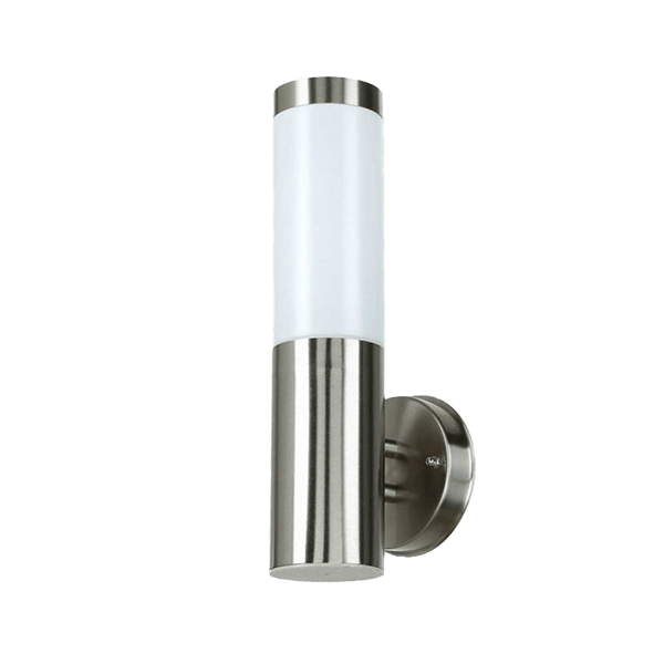 Moderne Außenleuchten wandleuchte, spiegelleuchte, stahl, metallic, wandlampe