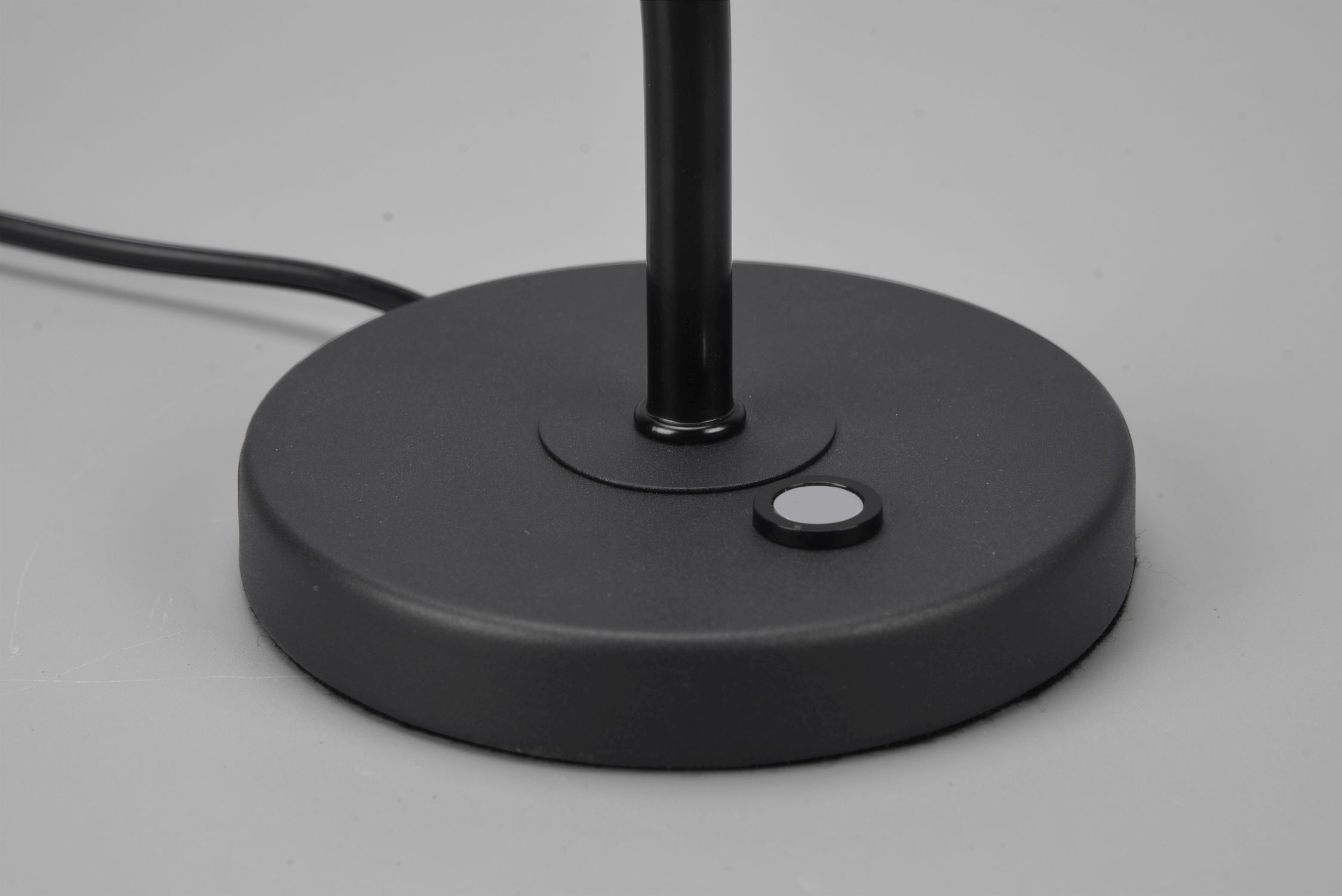 LED Tischleuchte Schwarz Touch Dimmer Metall 4 W 35 cm Elektrisches Gerät, Mikrofon, Eishockey-Puck, Eislaufen, Sport