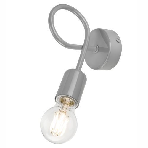 Moderne Wandlampe Grau Metall MADALYNN Lampe