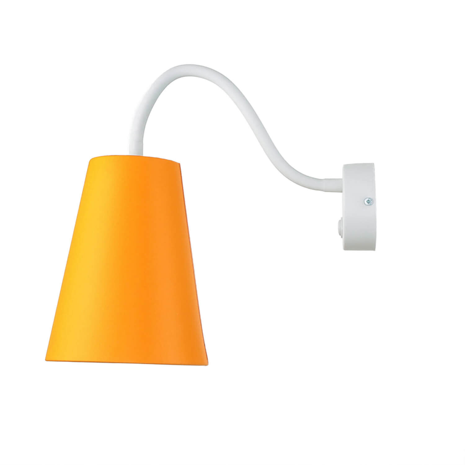 Wandleuchte Kinderzimmer Orange Metall 3flmg Ø13cm Lampe, Lampenschirm, Drinnen, Zimmer, Duscharmatur