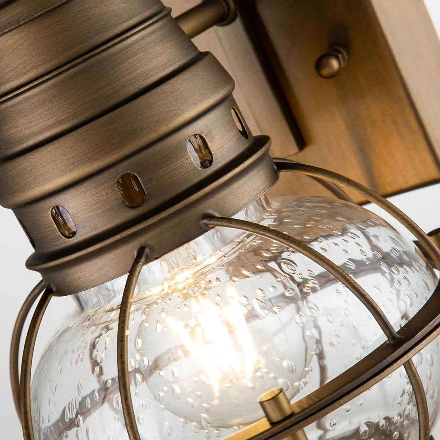 Lampenfassung, Hängeleuchte, Glaskorpus, Glaskugel, Vintage-Brass