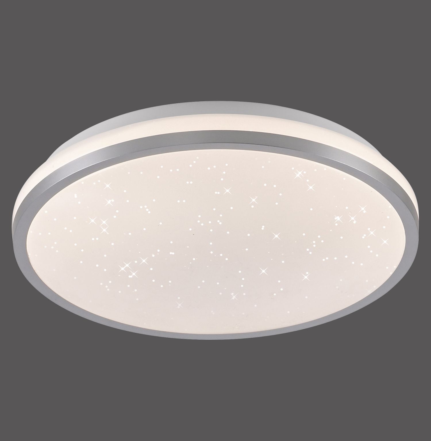LED Deckenleuchte Sternenhimmel Silber 1380 lm dimmbar