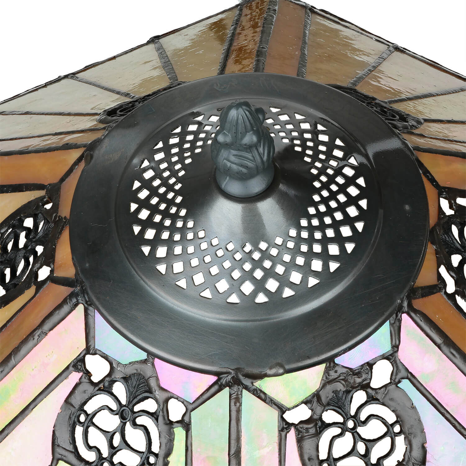 Tischlampe FARFALLA 4 H:59cm Tiffany Wohnzimmer Kunst