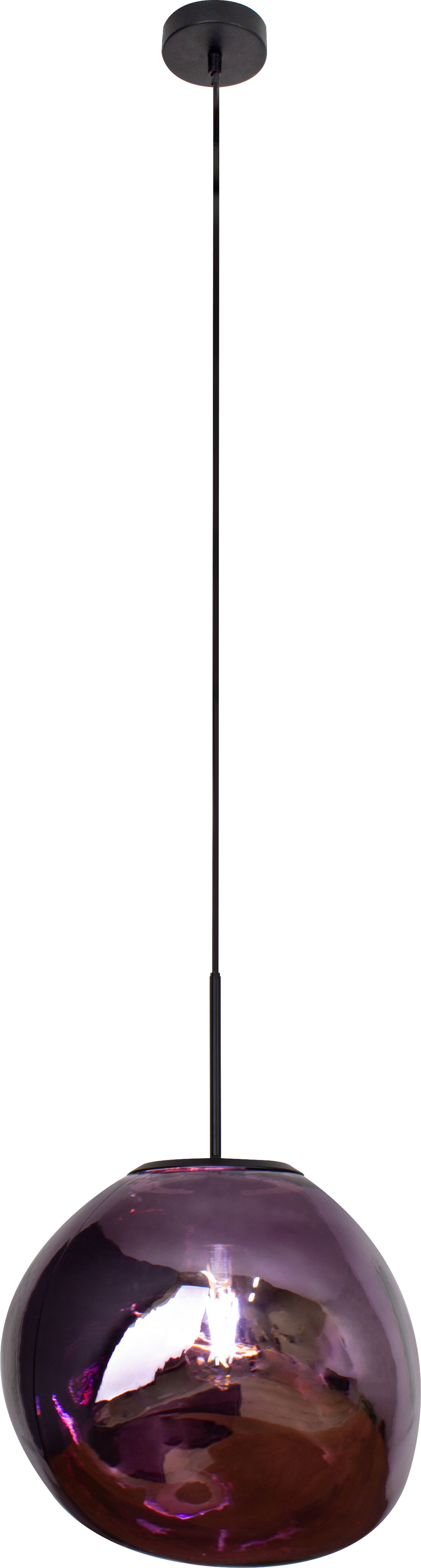 hängelampe, pendellampe, globo-lampe, kupferfarbende-lampe, metallglaskugel