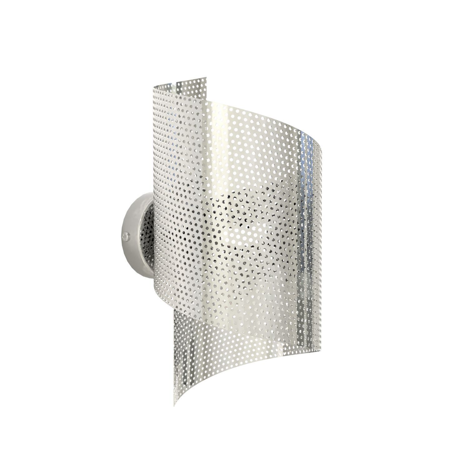 Wandlampe Metall stilvoll G9 T:17 cm in Silber Modern