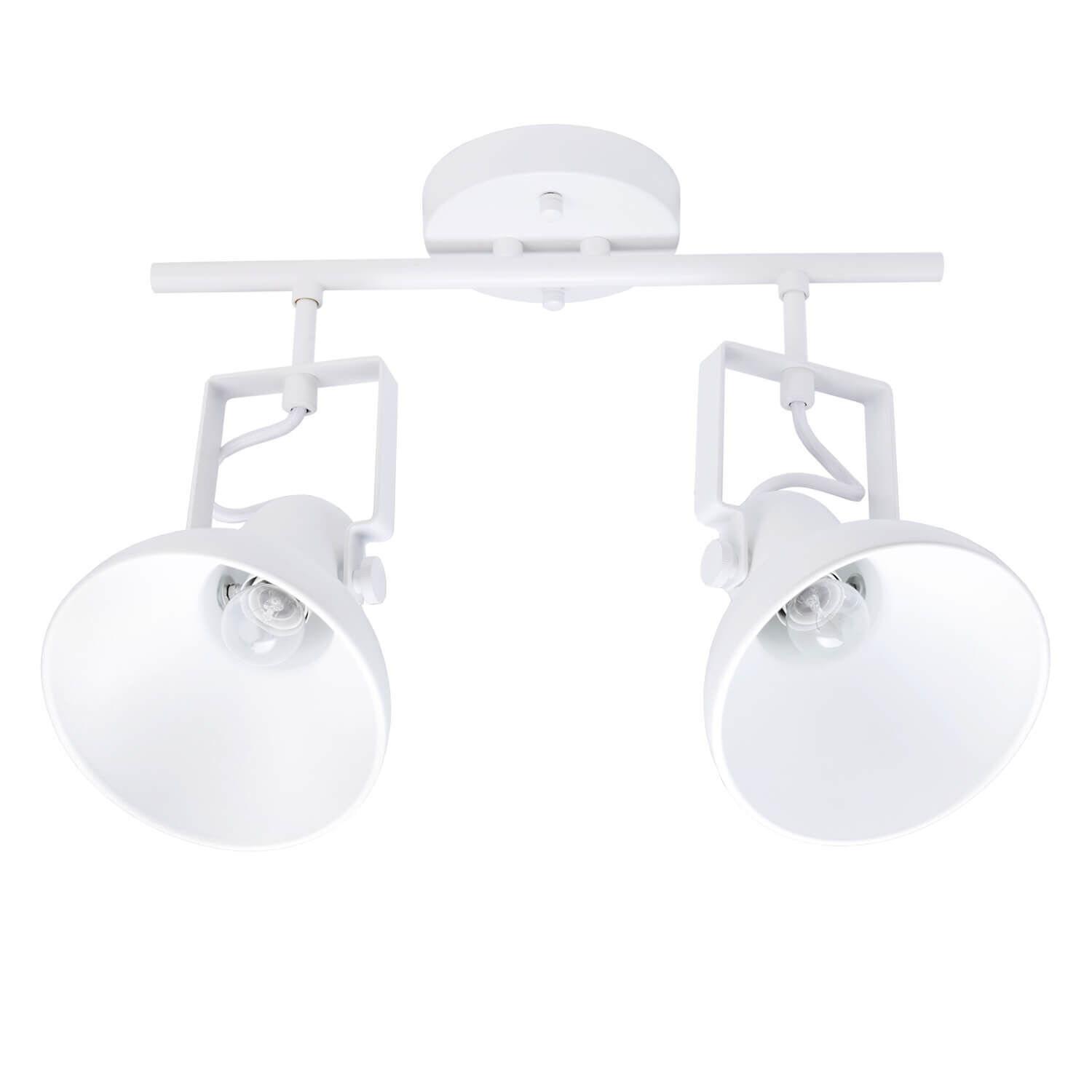 Deckenstrahler Weiß Retro Design E14 Wohnzimmer Beleuchtung, Deckenleuchte, Leuchte