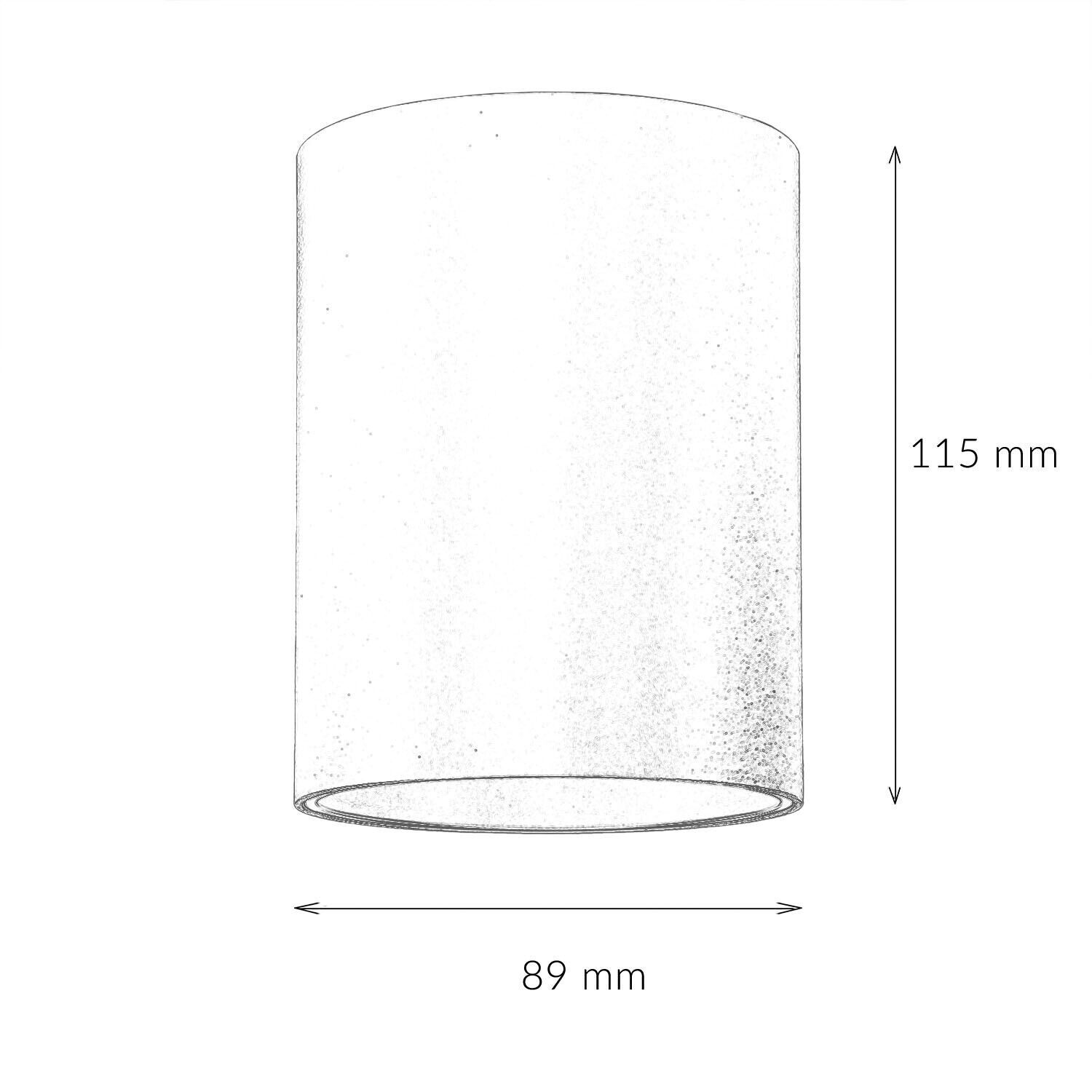 Spot Weiß Silber Deckenlampe Flur Leuchte EYE Zylinder