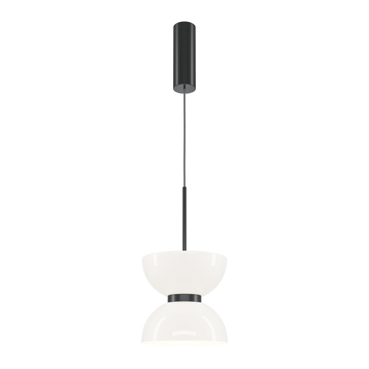 Pendelleuchte Metall Glas LED Ø 22 cm H: max. 350 cm