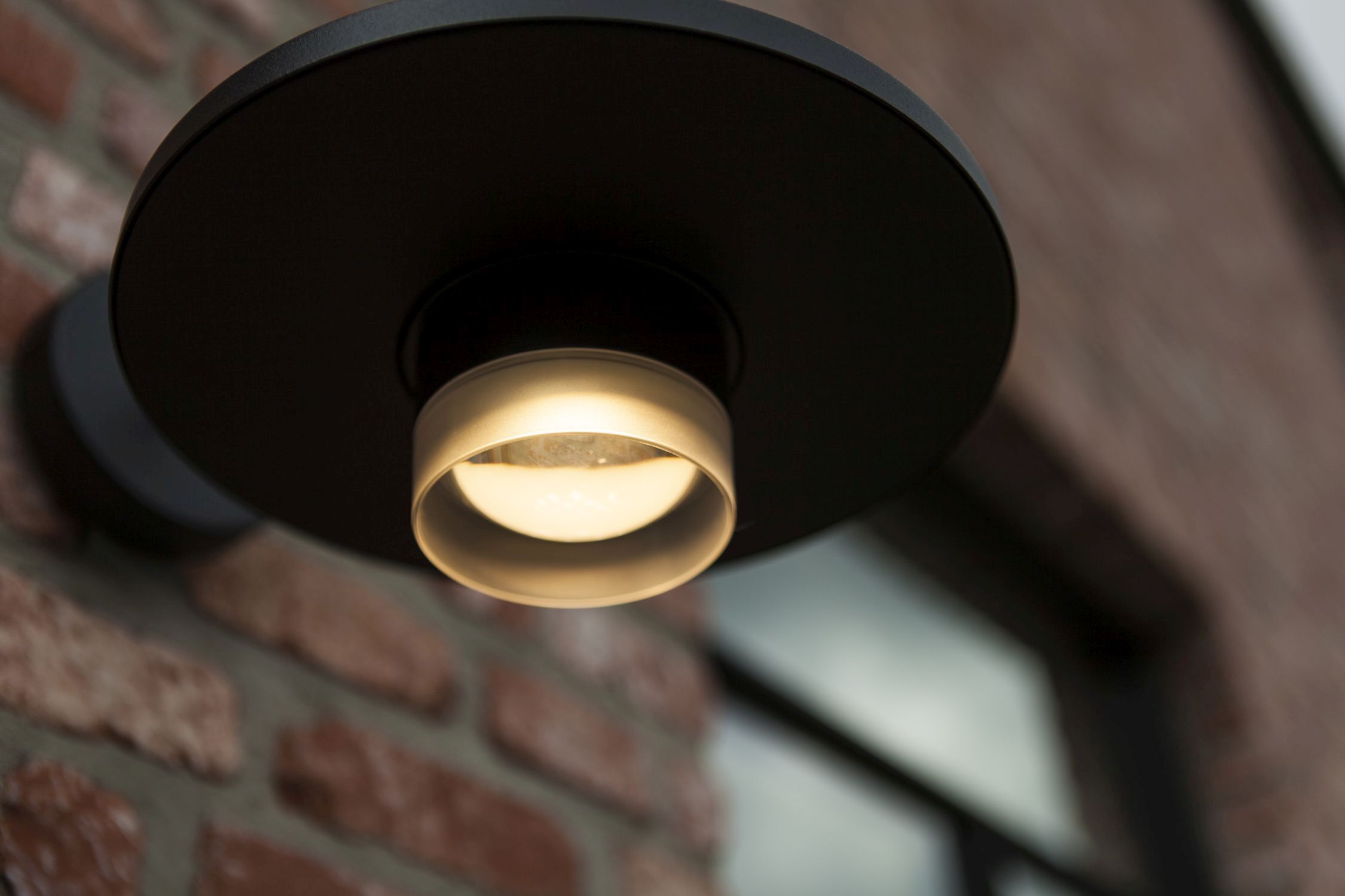 LED Wandlampe außen Aluminium B:24 cm 7 W IP54 Schwarz Beleuchtung