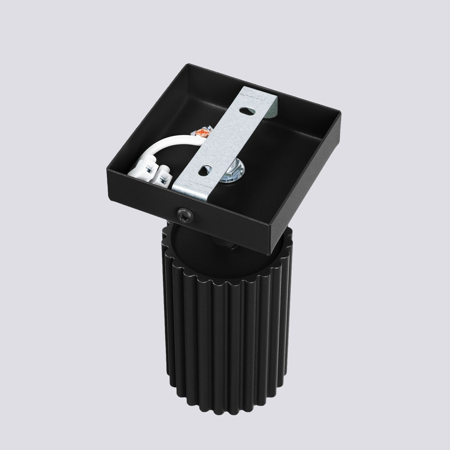Wandleuchte Schwarz GU10 Modern B: 8 cm klein schwenkbar