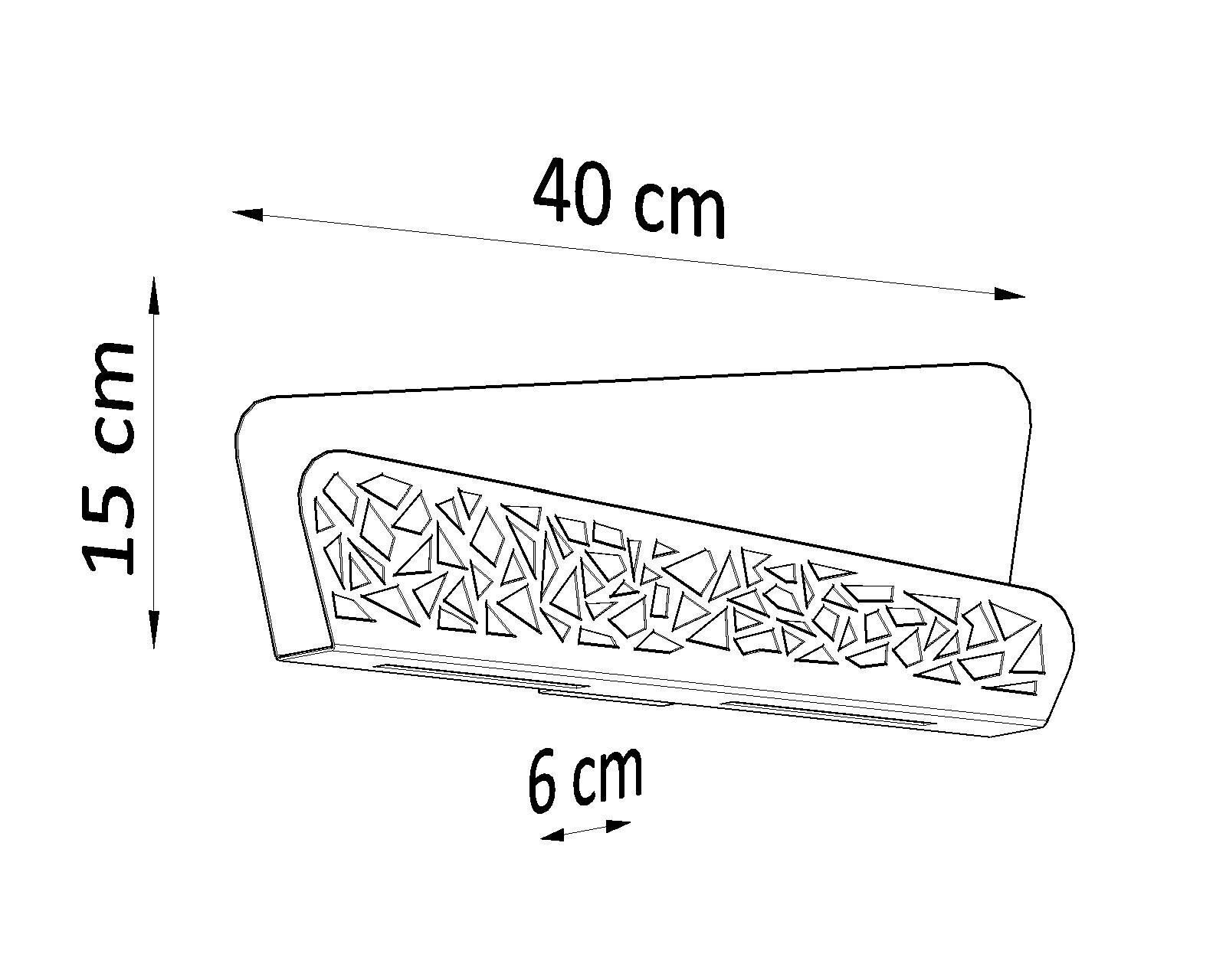 Wandlampe indirekt Weiß Modern 2x G9 THURO