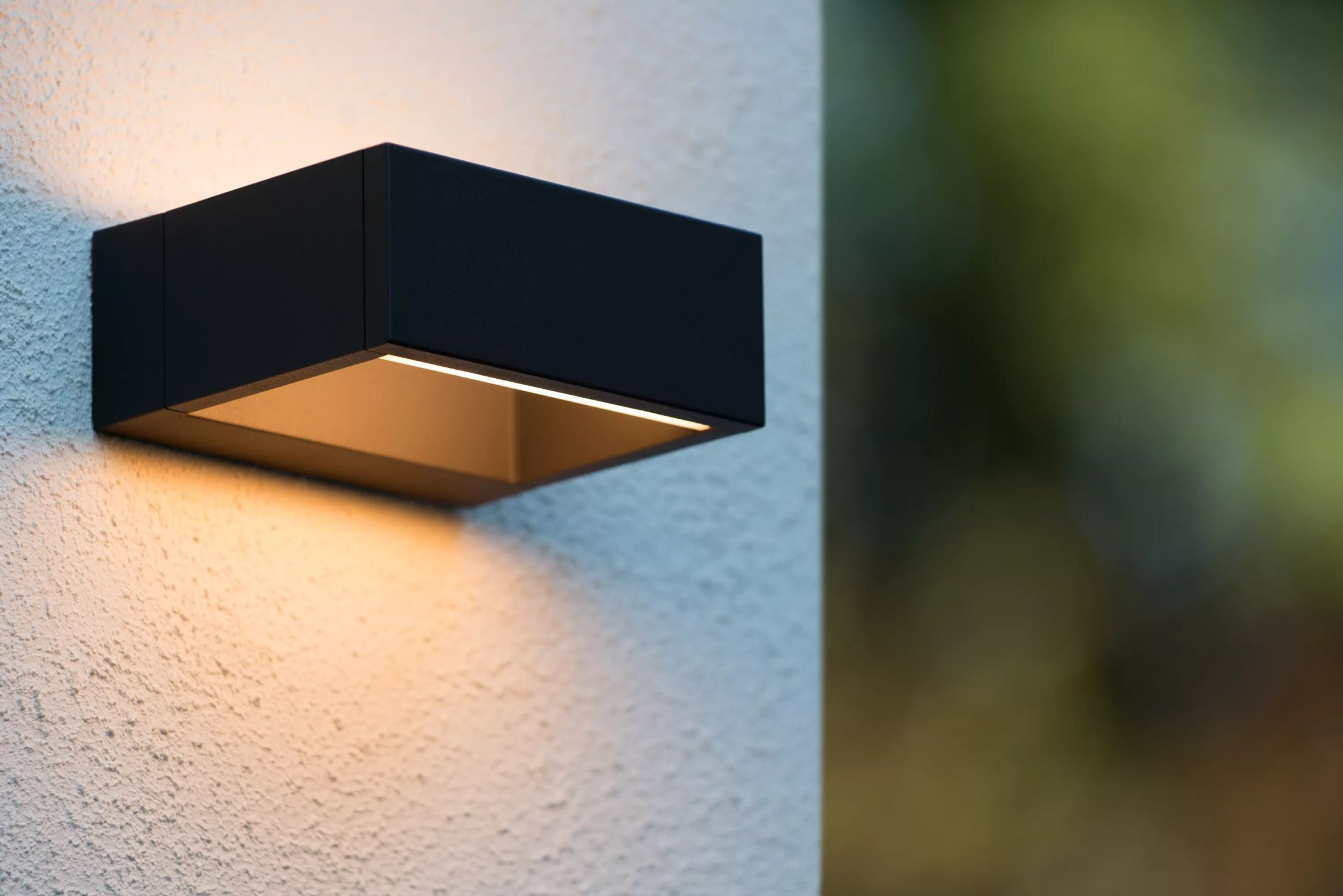 LED Up Down Wandleuchte Aluminium Anthrazit 3000 K IP54