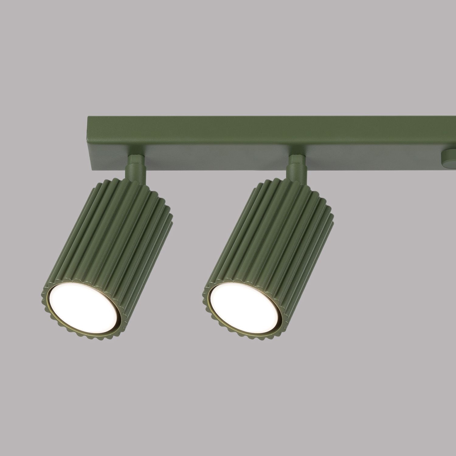 Deckenlampe Modern 117 cm lang GU10 6-flammig schwenkbar Grün