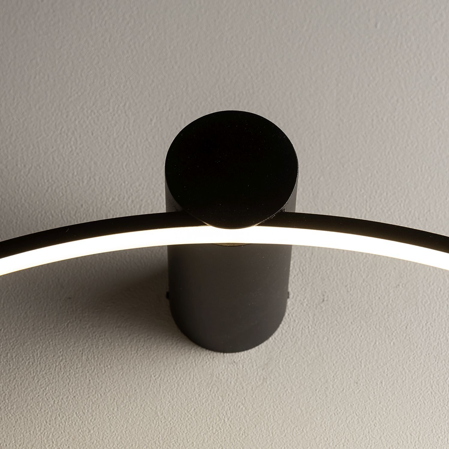 Wandleuchte LED Schwarz 4000 K 700 lm Ø 60 cm Modern