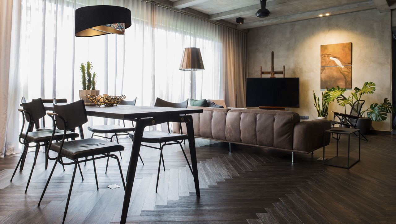 Hängelampe rund D: 50 cm E27 Stoffschirm Schwarz Bunt Gold Innenarchitektur, Esszimmer, Esstisch, Tisch, Dekoration für Zuhause