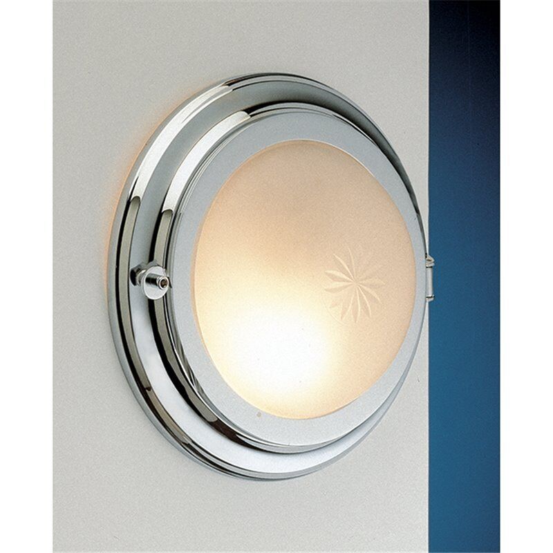 Wandlampe LED Chrom aus Messing Flur Badezimmer