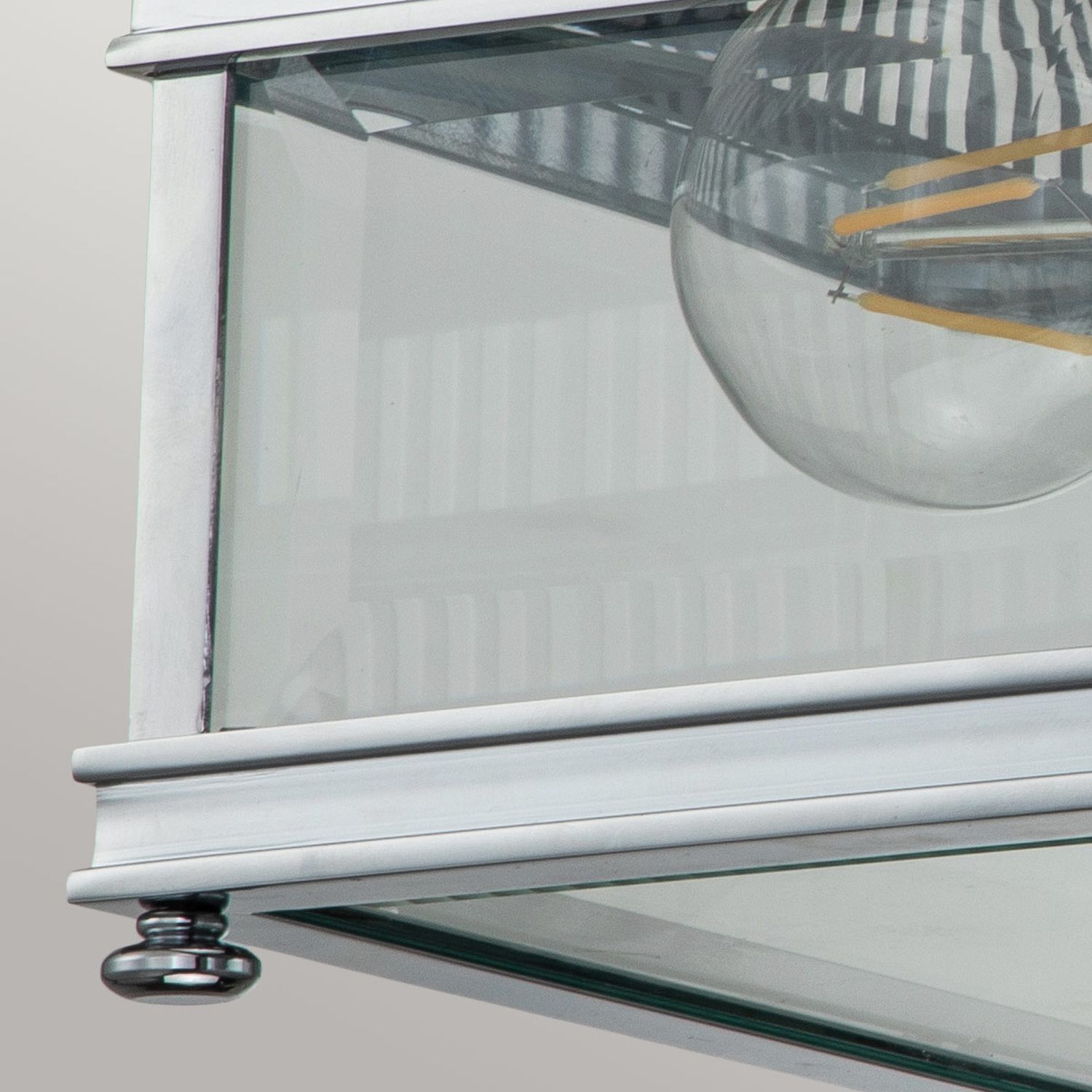 lampe, globo, glas, metall, applikation