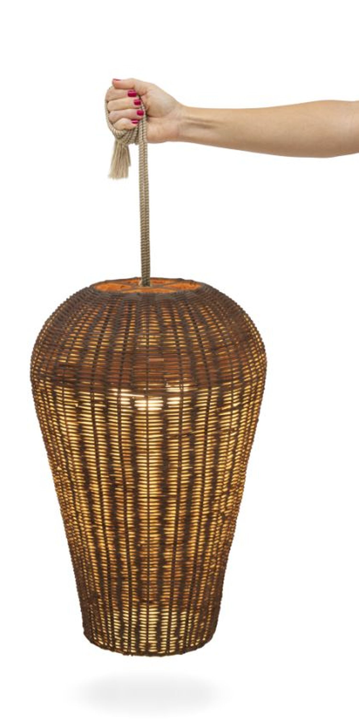 Pendelleuchte außen IP54 LED Modul Akku Dimmer Fernbedienung Kunst, Kunsthandwerk, Glas