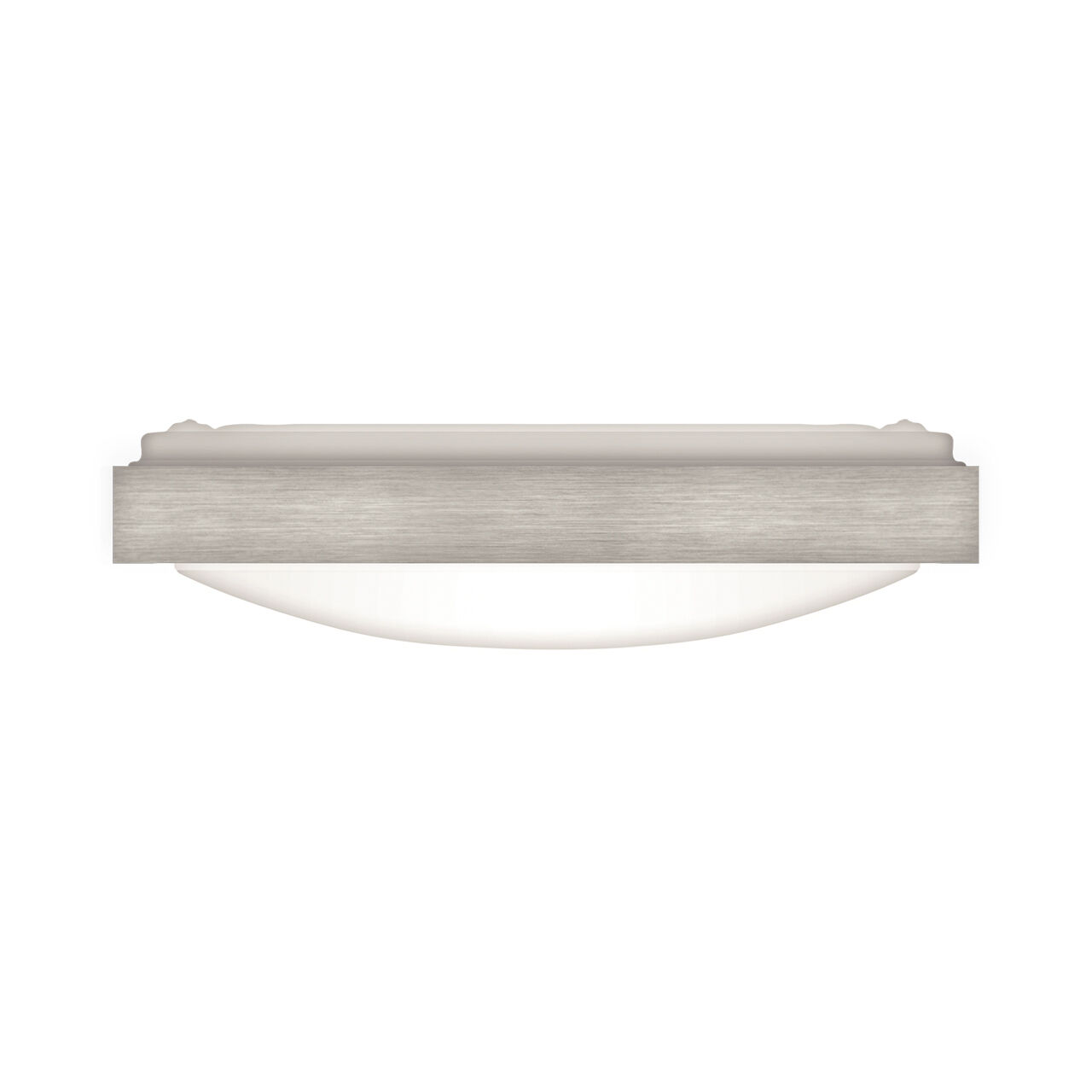 LED Badezimmerleuchte IP44 B: 27 cm in Silber Weiß 4000 K Decke