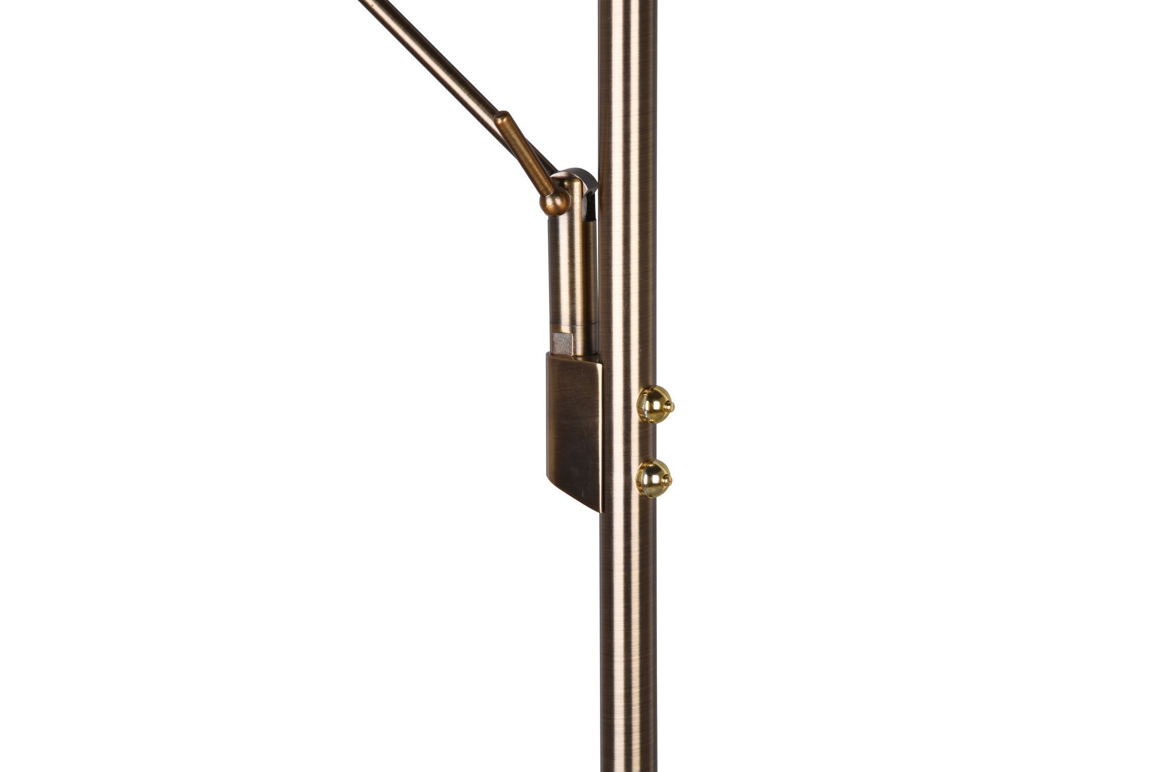 Dimmbare LED Stehlampe flexibel 180 cm in Messing Antik Elektrisches Gerät, Mikrofon