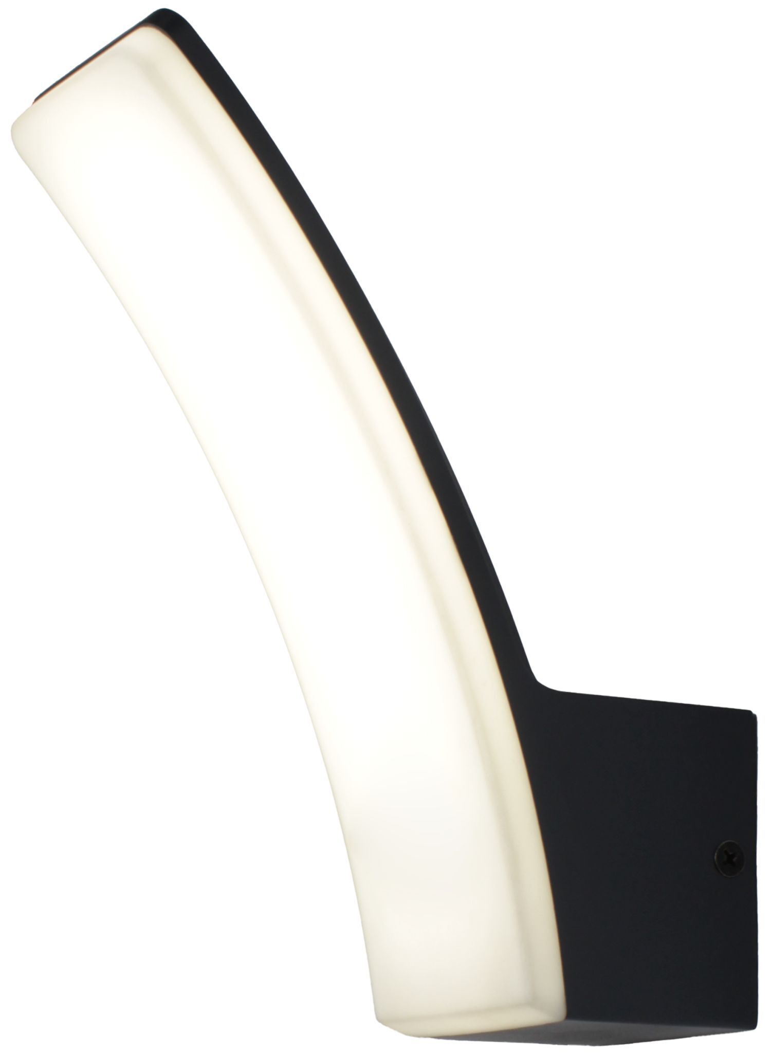 LED Außenwandlampe blendarm H:20,4 cm IP44 Anthrazit