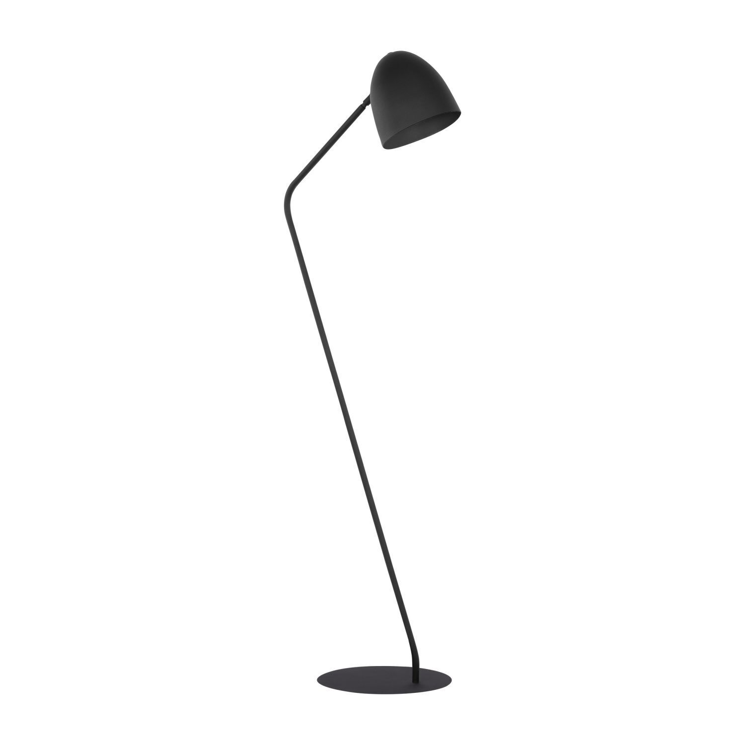 Stehlampe Schwarz 146cm Büro Sofa Lampe SARE