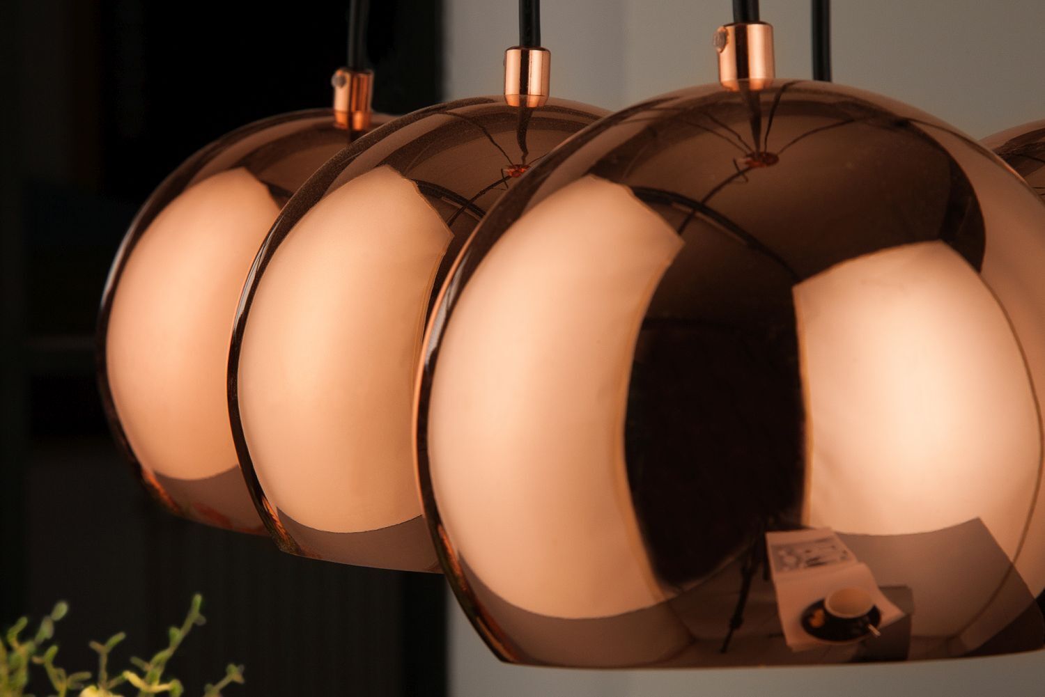 Retro Hängelampe MIRRI Roségold 5-flammig Esstisch Lampe, Leuchte