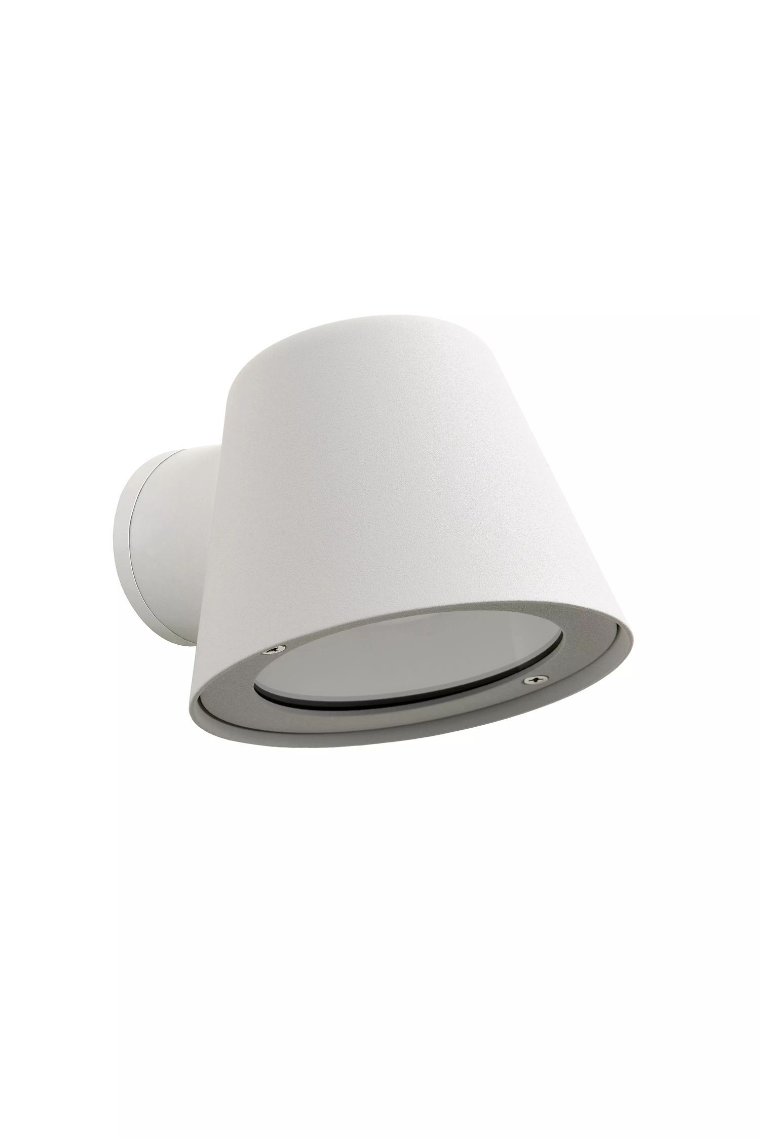 Außenwandleuchte Metall Weiß IP44 T:14,5 cm GU10 Haus