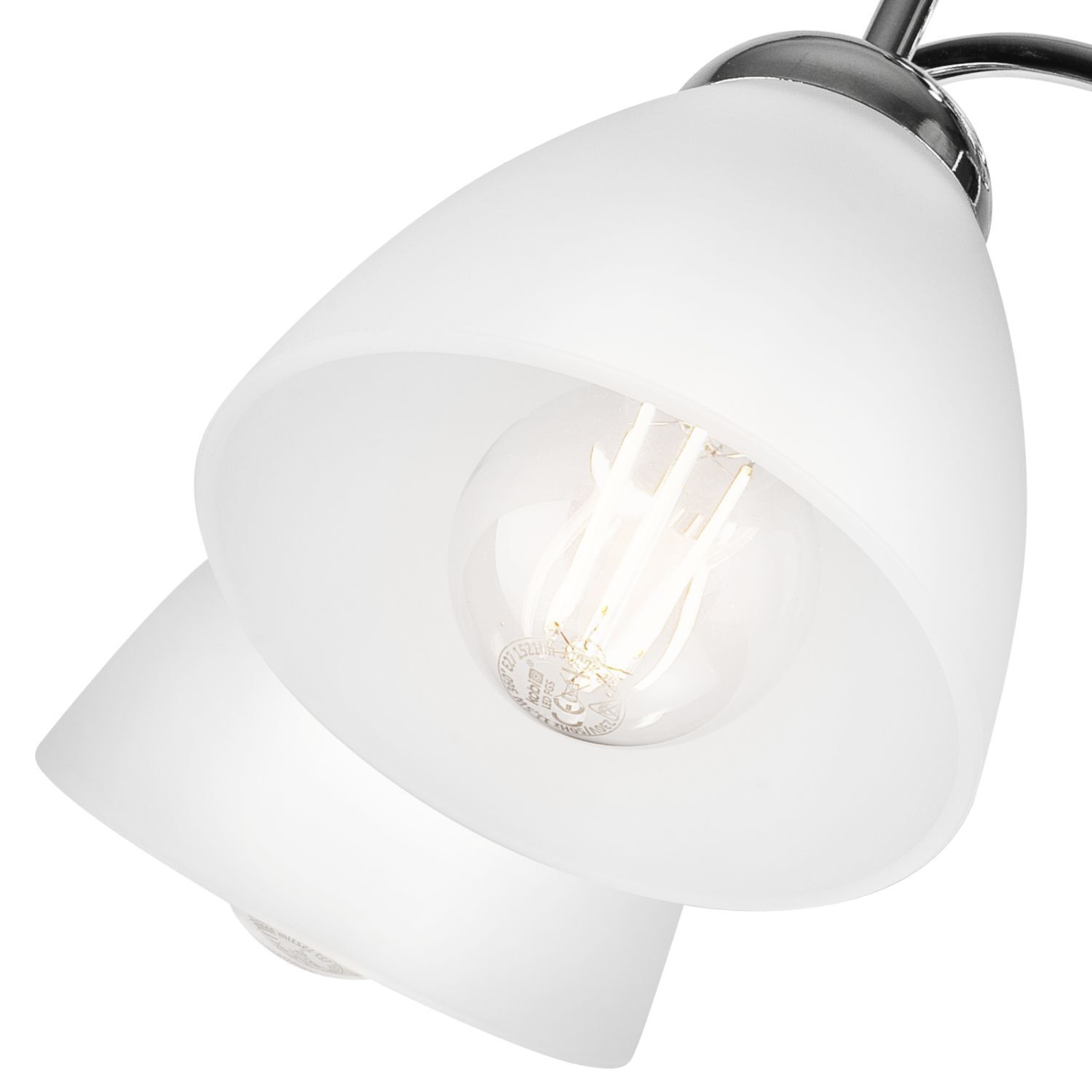 Lampe, Küchenlampe, Glühbirne, Weiß, Metall