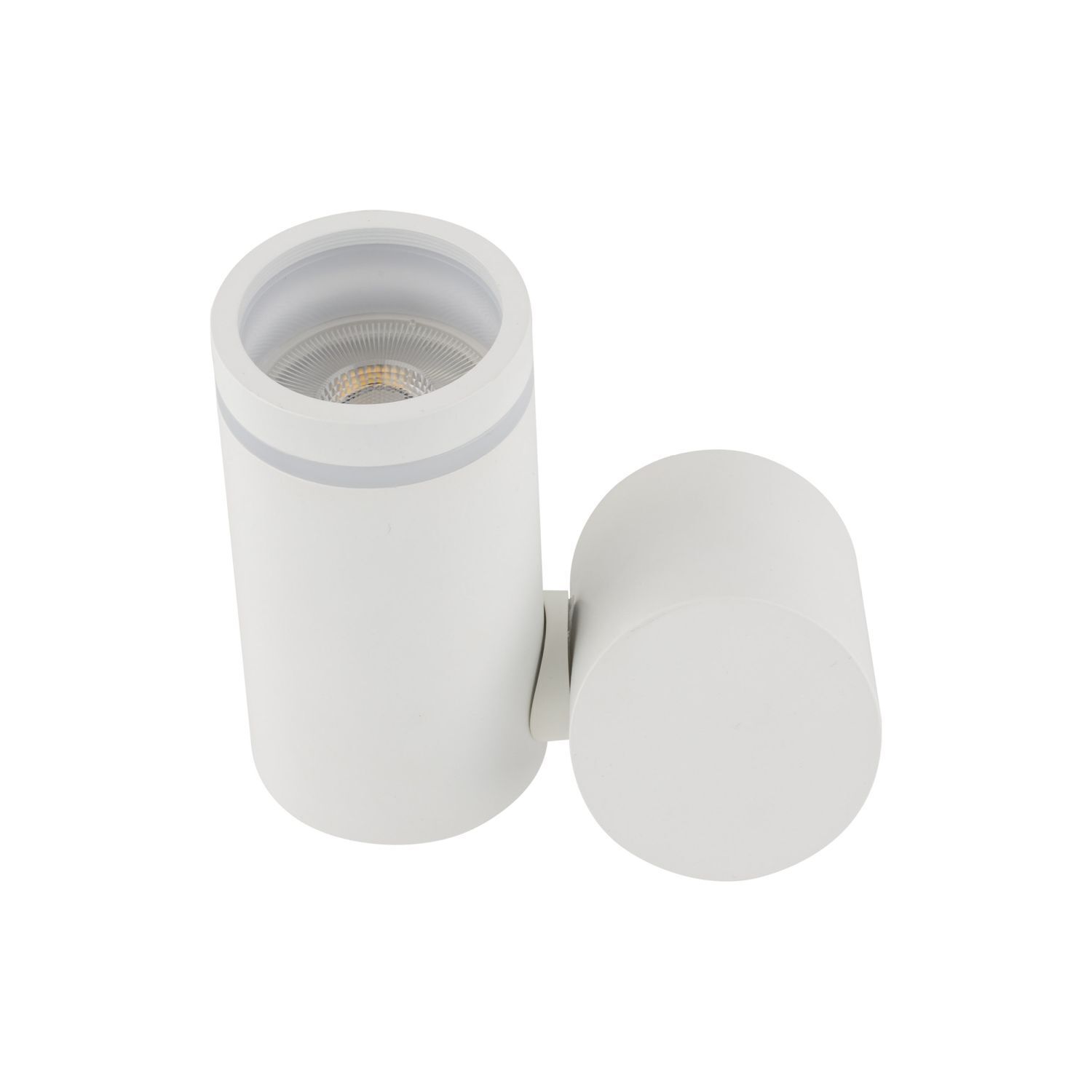 Wandleuchte Weiß Metall verstellbar H: max. 13,5 cm GU10
