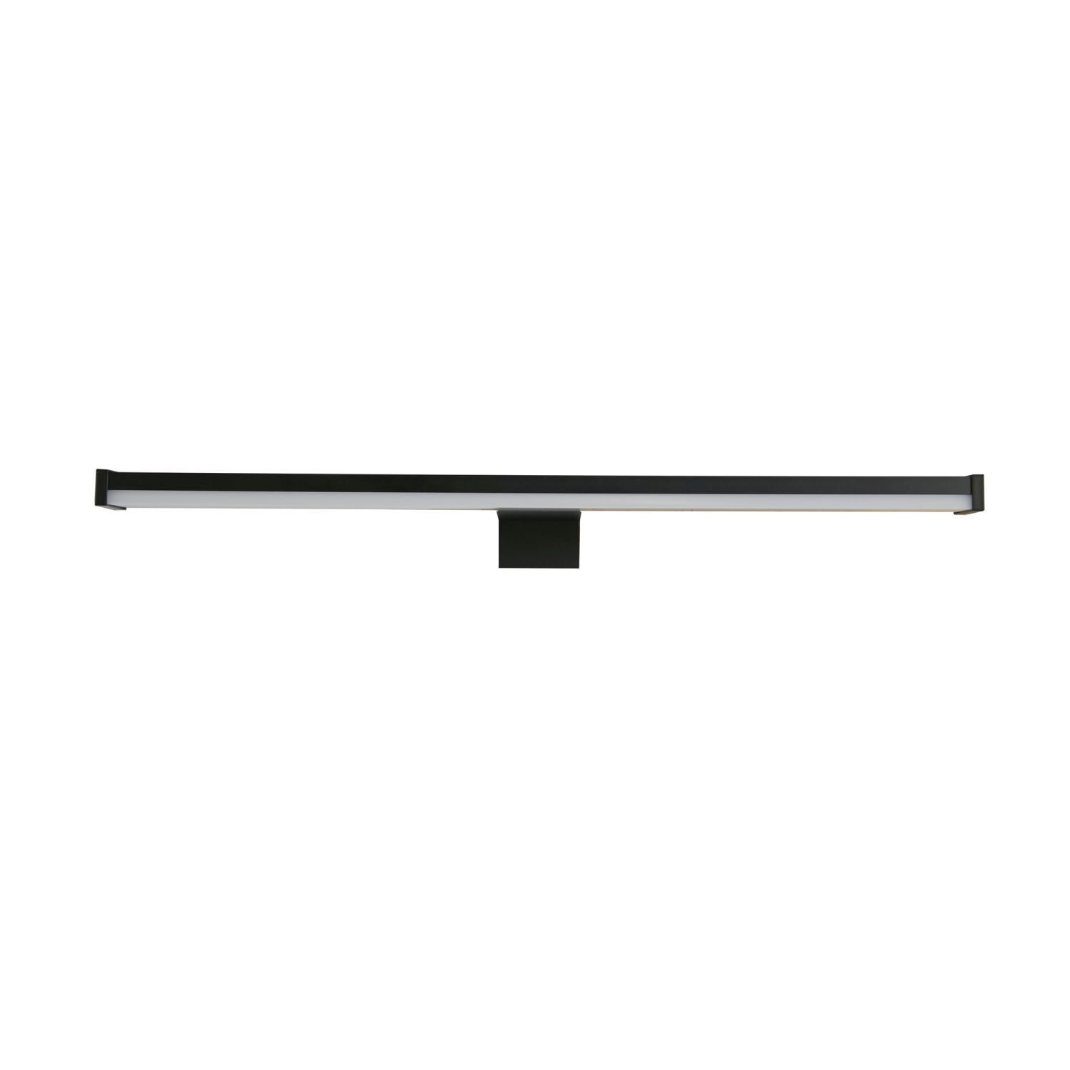 Schwarze LED Spiegelleuchte Aluminium IP44 9 W 3000 K