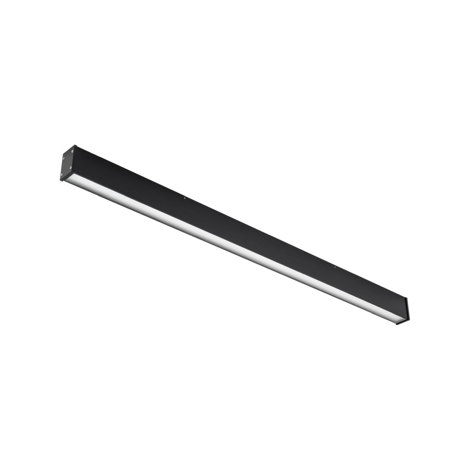 LED Deckenleuchte Schwarz Aluminium 3000 lm L:150 cm Klinge, Rasiermesser, Waffe, Regal, Aluminium