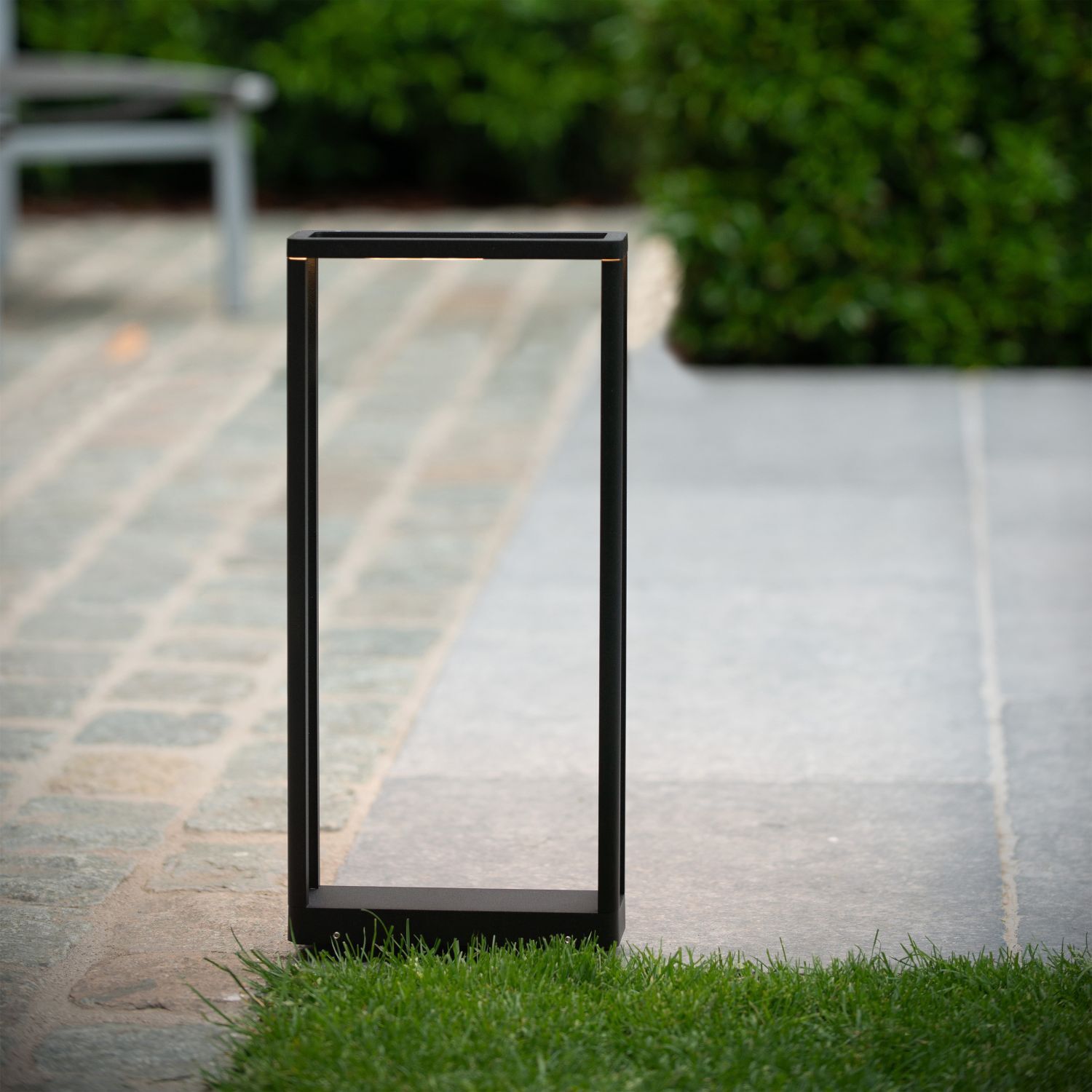 LED Sockelleuchte Schwarz 3000 K IP65 H:50 cm edel LED Sockelleuchte Schwarz 3000 K IP65 H:50 cm edel