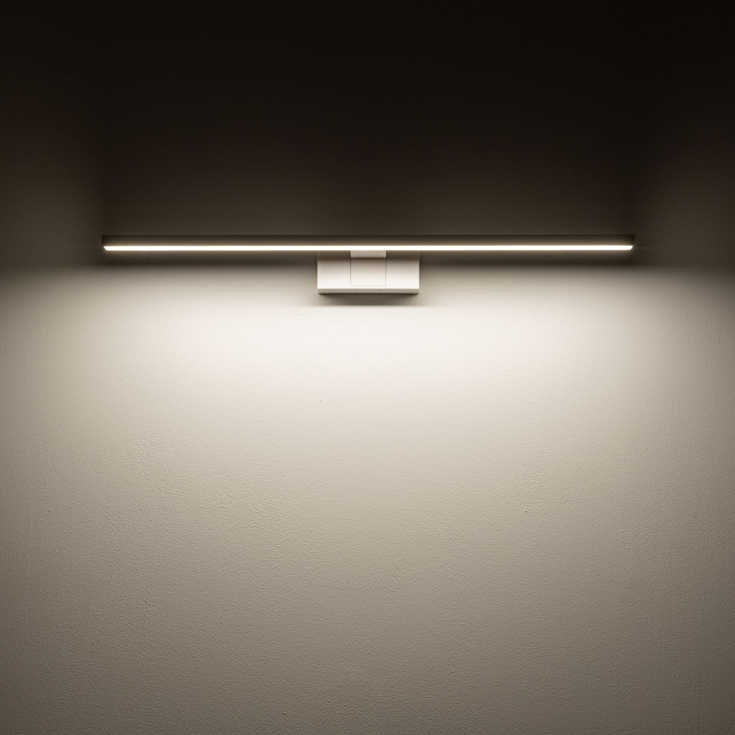 LED Spiegelleuchte IP44 Weiß Aluminium 3000 K 900 lm
