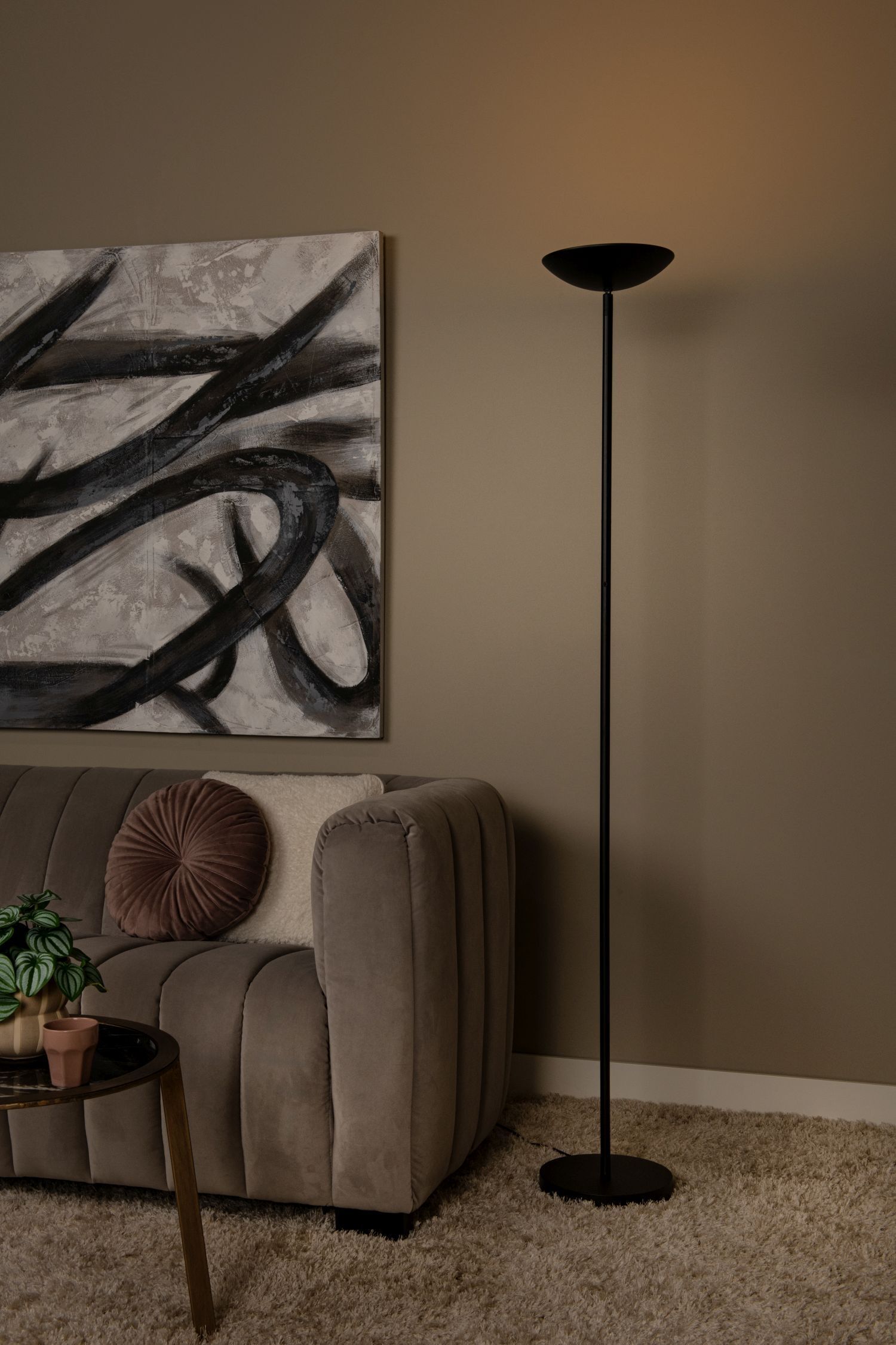 Lampe, Stehlampe, Kunst, Malerei, Couch