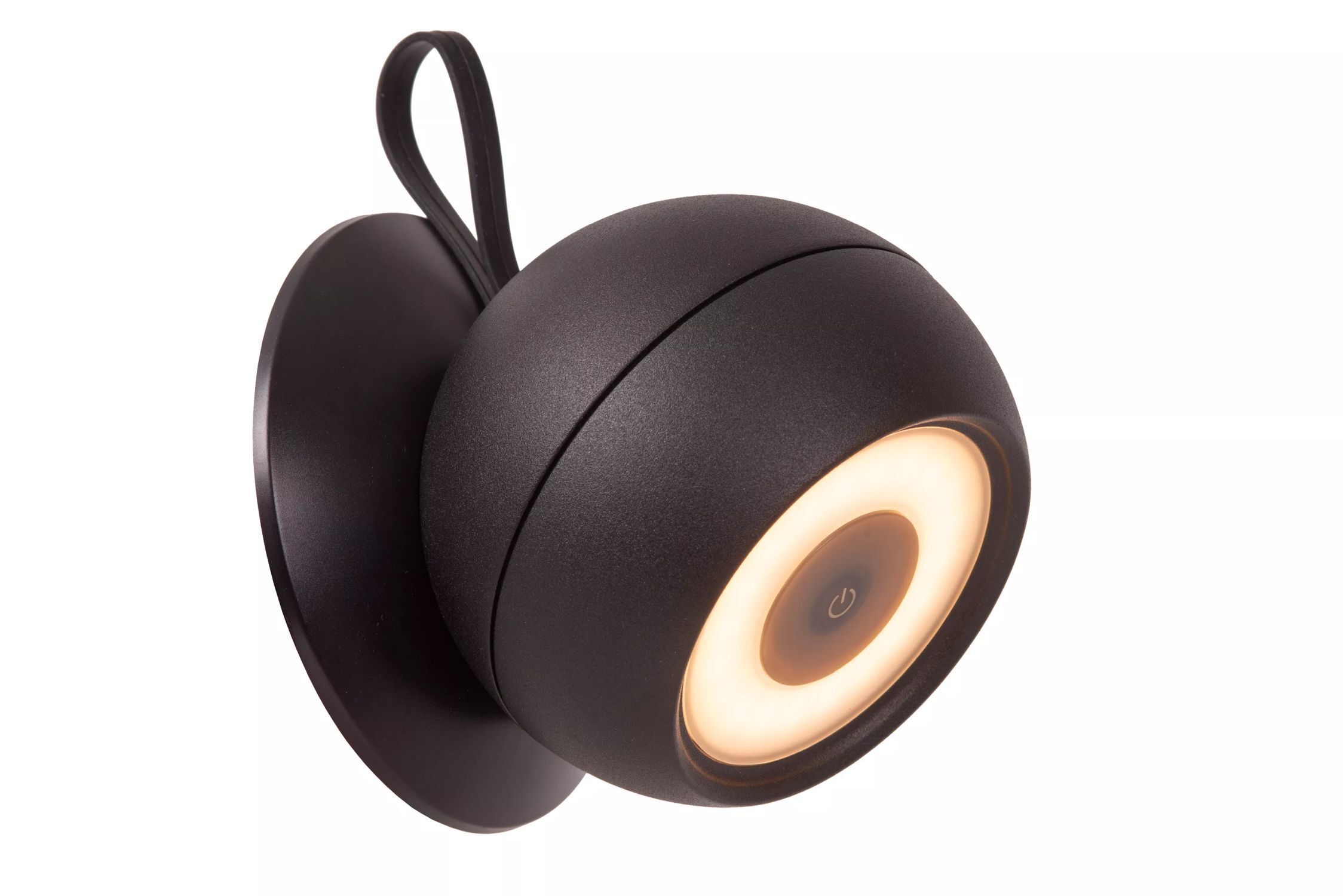 LED Akku Wandspot flexibel Schwarz H:11 cm IP54 3000 K Beleuchtung, Lampe
