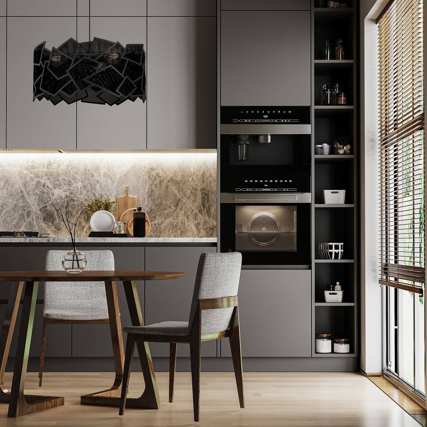 Drinnen, Innenarchitektur, Esszimmer, Esstisch, Mobiliar