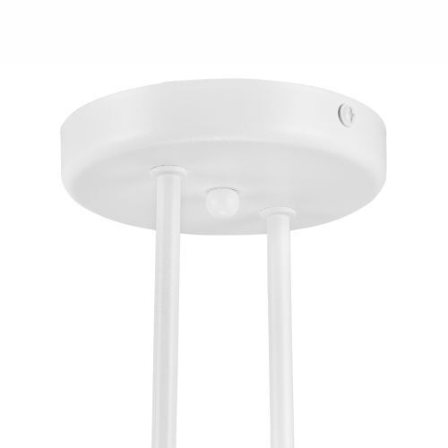 Deckenleuchte LIZBETH Weiß Metall Wohnzimmer Lampe