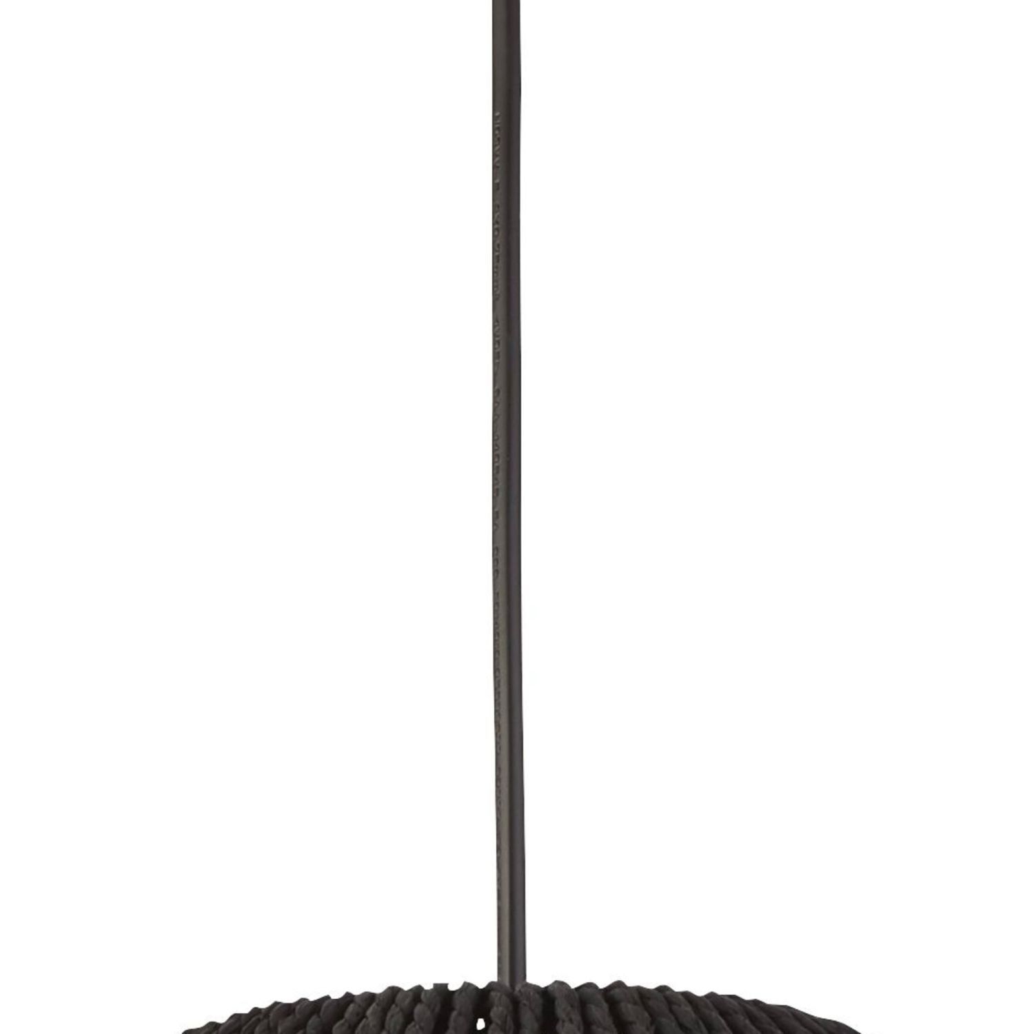 Hängeleuchte Seil Schwarz E27 Ø 30 cm H: max. 1,5 m Modern