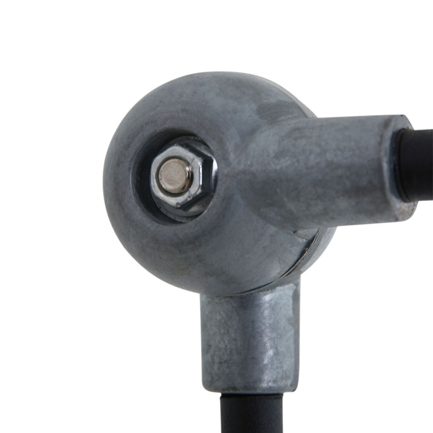 Wandspot mit Stecker in Schwarz Silber E14 flexibel