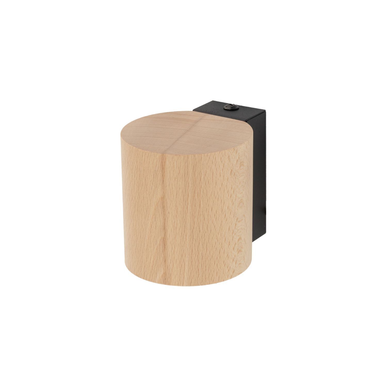 Wandlampe Holz Metall GU10 H: 8,5 cm klein Downlight