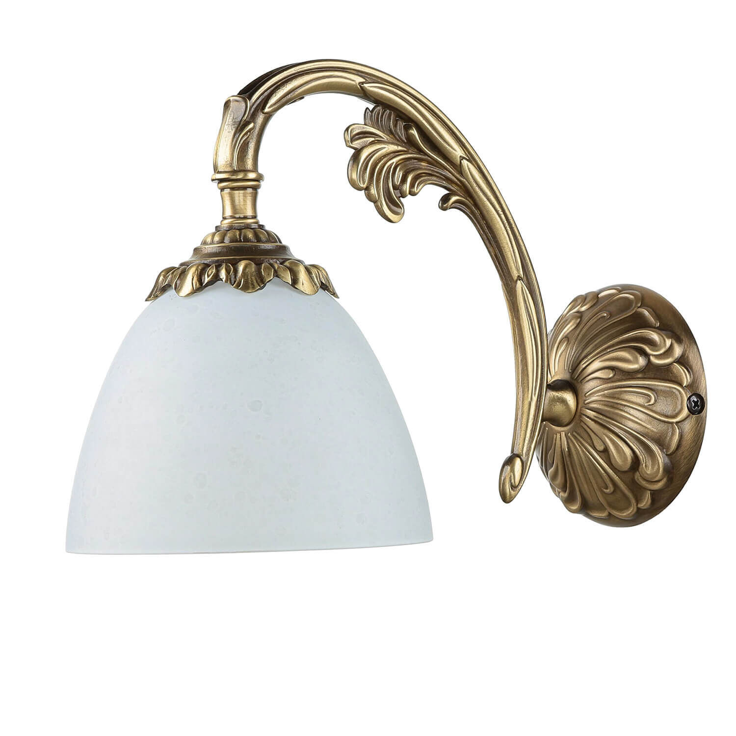 Wandleuchte aus Echt-Messing in Bronze Beatrice Bronze, Leuchte