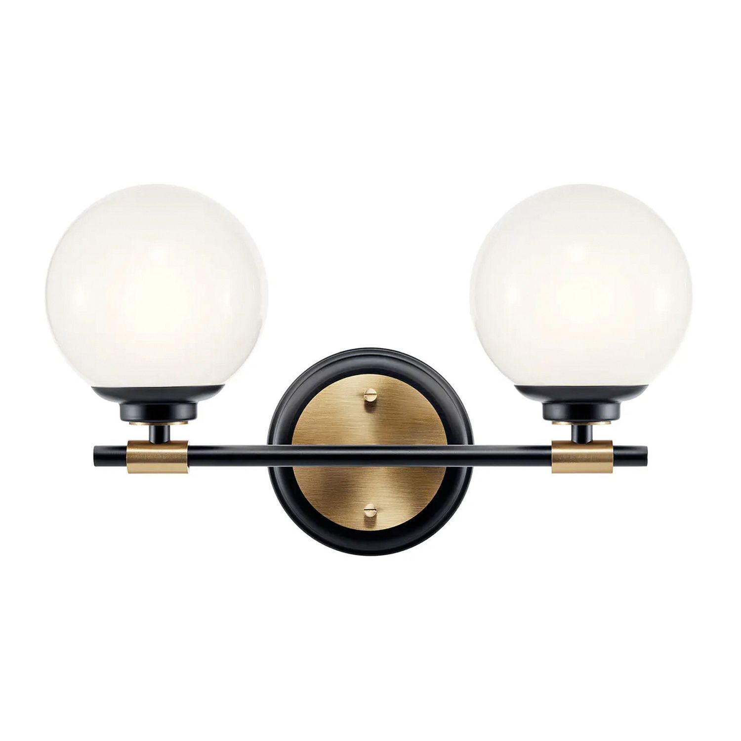 Badezimmerleuchte LED G9 Glas Metall IP44 B:37,3 cm Kugel