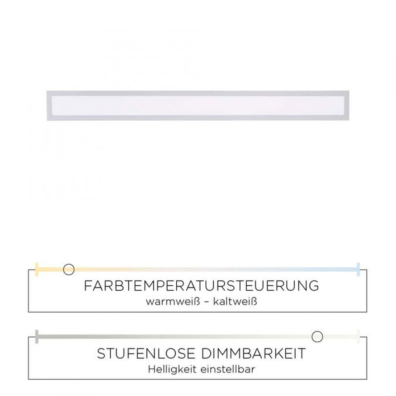 LED Deckenlampe mit Fernbedienung Dimmer 2900 lm Modern