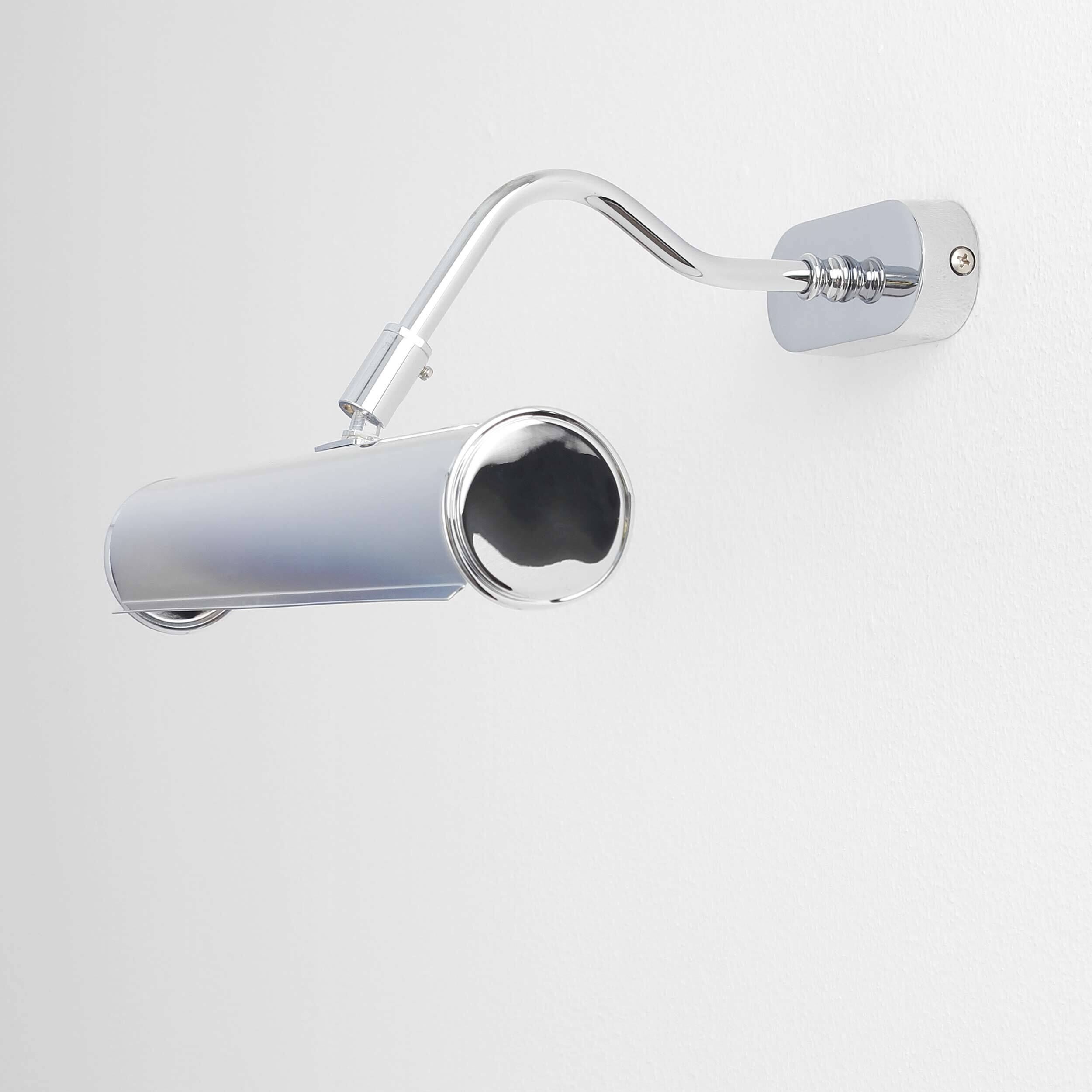 Bilderleuchte Chrom 30cm Echt-Messing Drinnen, Badezimmer, Zimmer, Duscharmatur