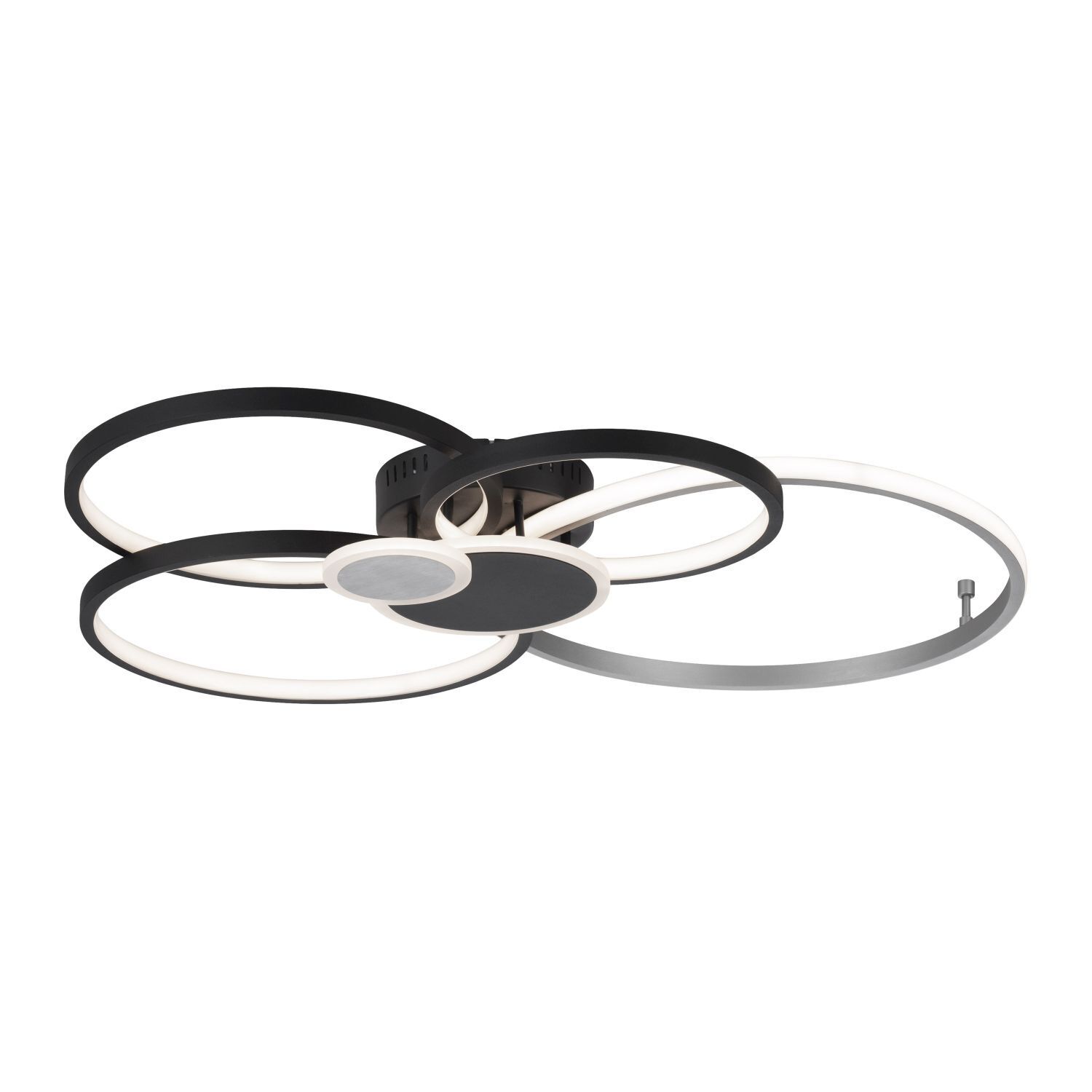 LED Deckenlampe Schwarz Aluminium Metall L:85 cm 35 W