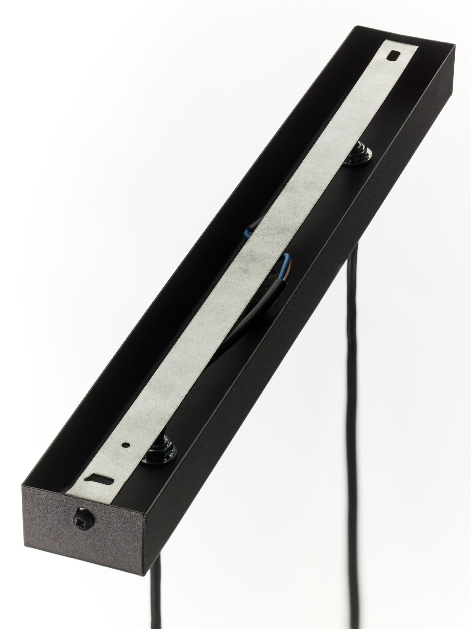 Hängelampe Metall Glas in Schwarz G9 L:54 cm 2-flammig Hängelampe Metall Glas in Schwarz G9 L:54 cm 2-flammig