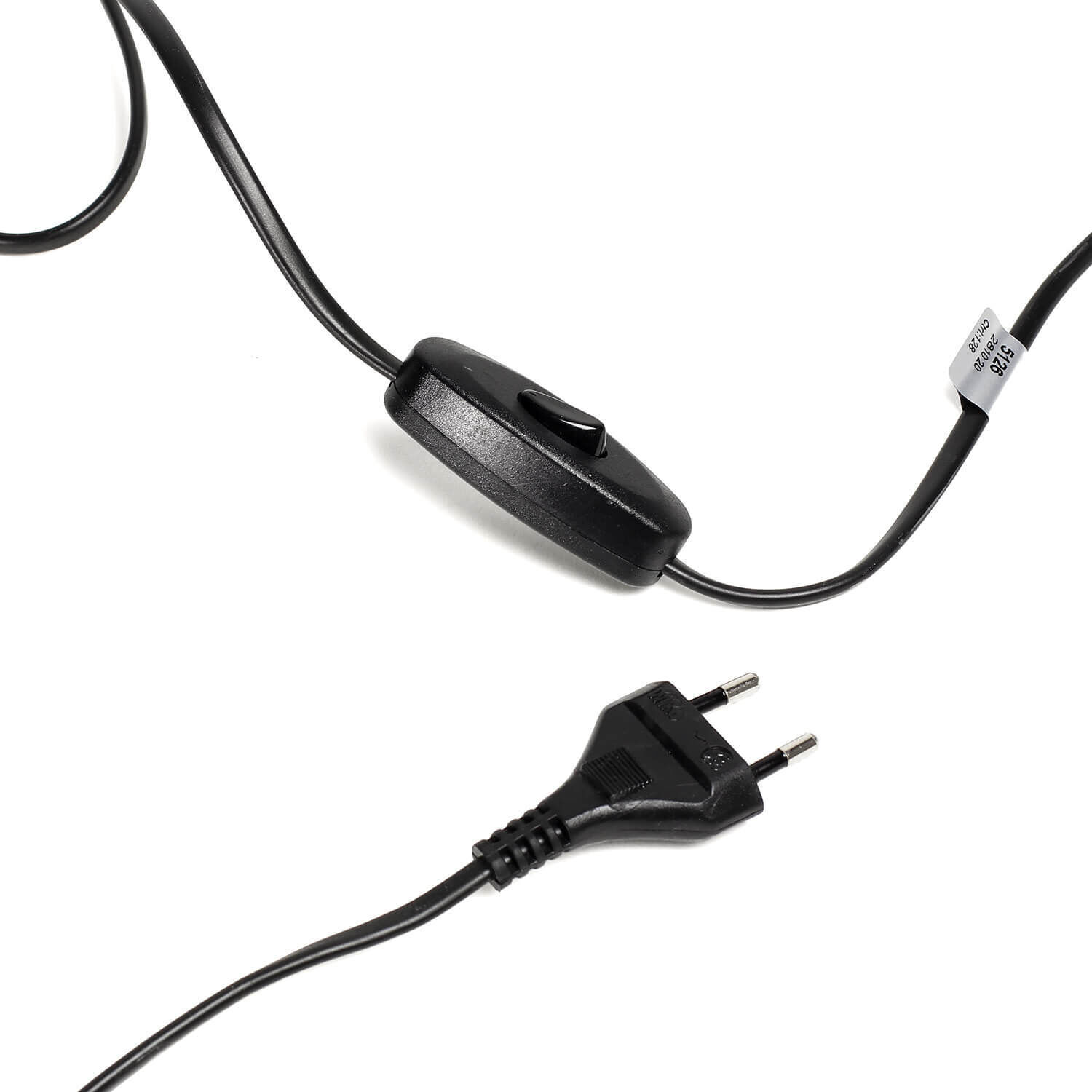 Moderne Nachttischleuchte in Schwarz Adapter, Elektronik