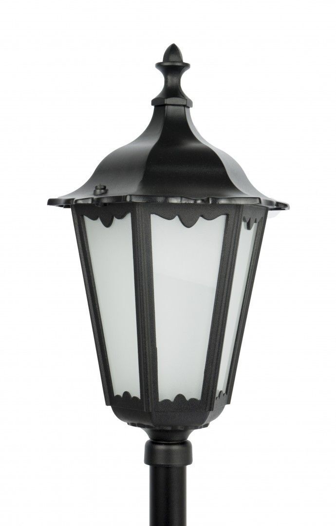 Rustikale Wegeleuchte Schwarz 84cm elegant E27