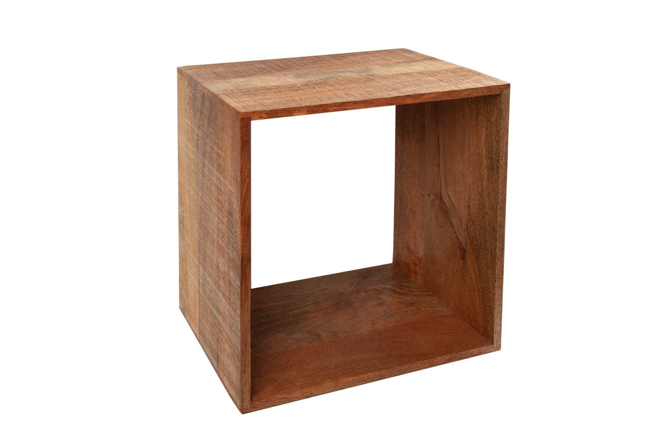 Beistelltisch Mango Holz in Natur 43 x 33 cm